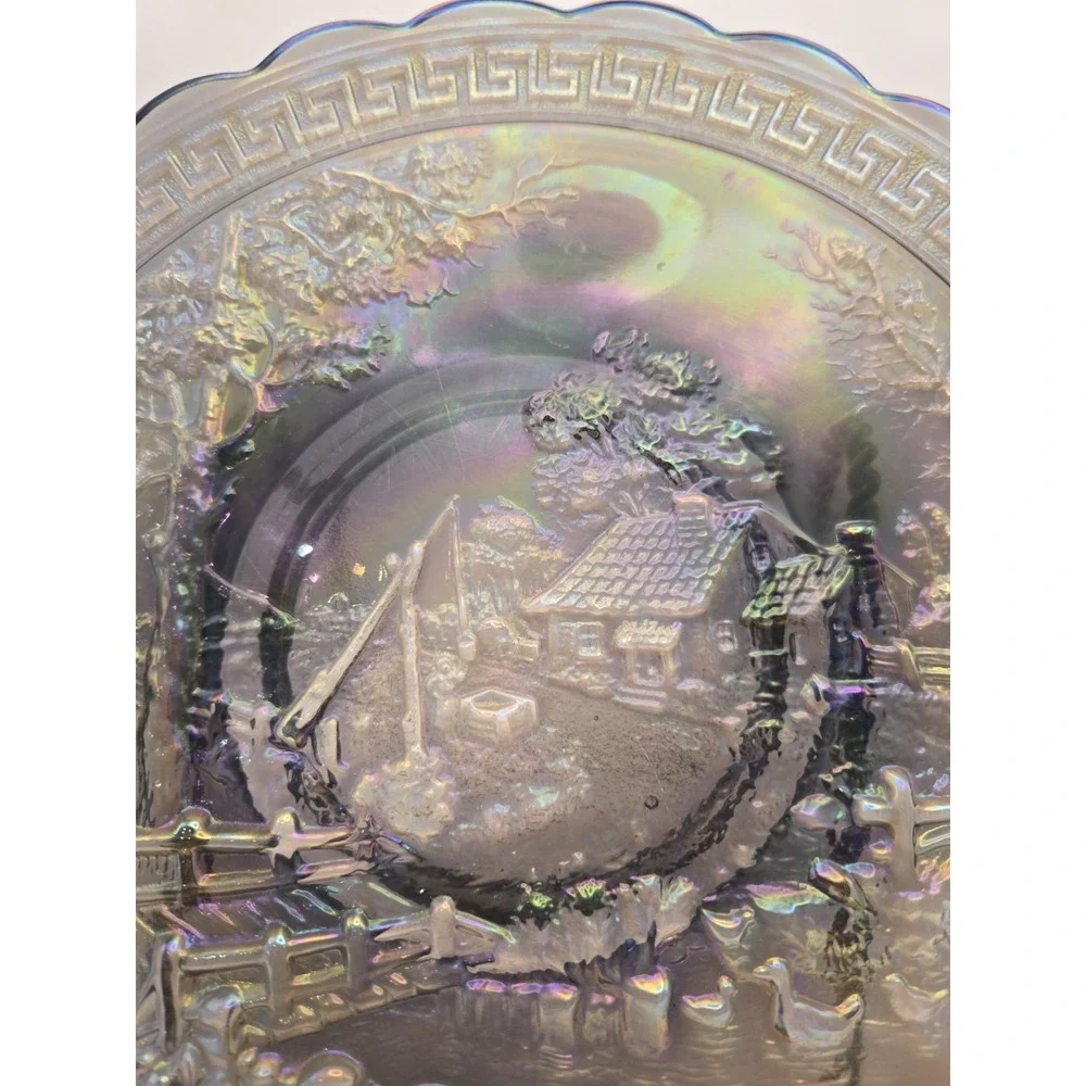 Imperial Glass thank iridescent cracks